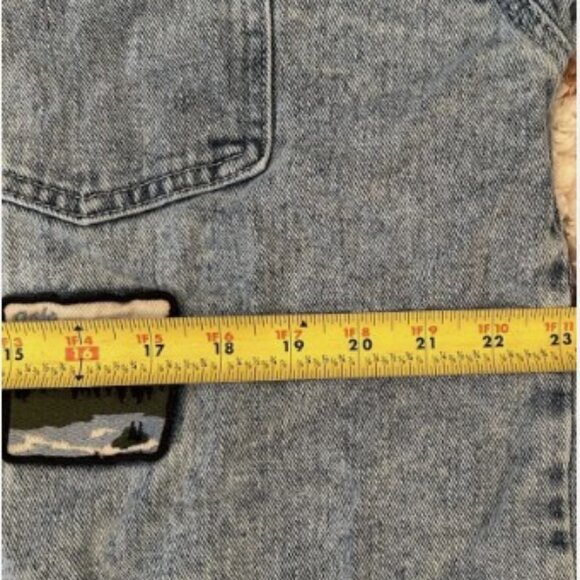 PacSun Jean Jacket Malibu Patch One Size - Picture 4 of 5